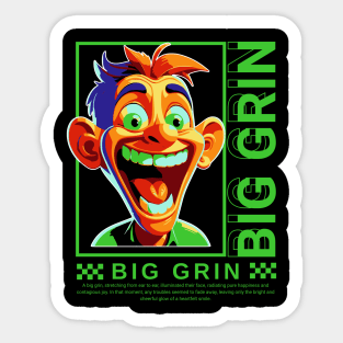 Big grin Sticker